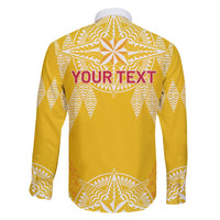 Personalised Anastasis College Family Matching Off Shoulder Short Dress and Hawaiian Shirt Tonga Ngatu Pattern - Polynesian Pride