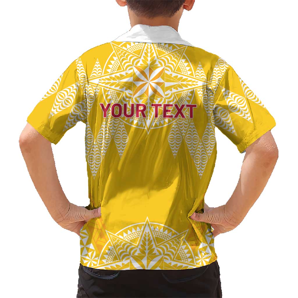 Personalised Anastasis College Family Matching Puletasi and Hawaiian Shirt Tonga Ngatu Pattern - Polynesian Pride
