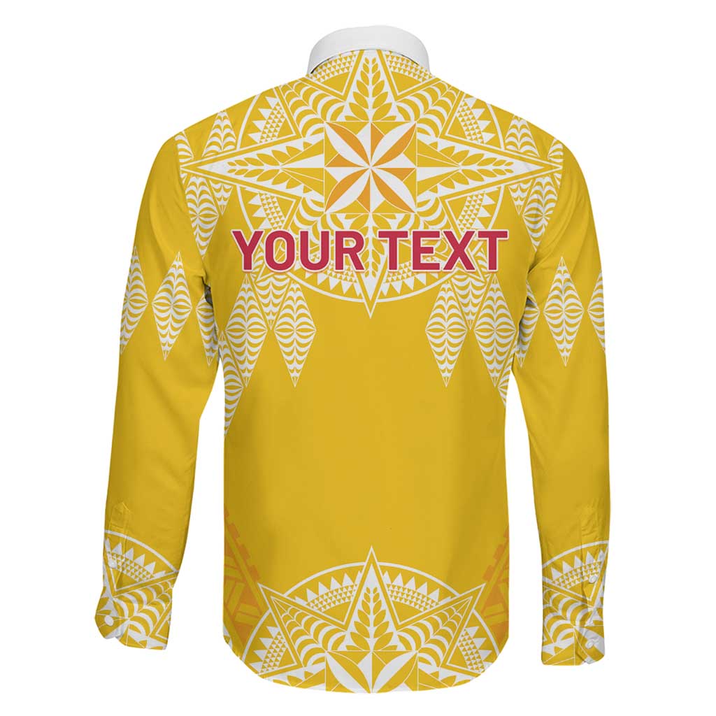 Personalised Anastasis College Family Matching Puletasi and Hawaiian Shirt Tonga Ngatu Pattern - Polynesian Pride