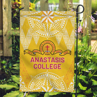 Anastasis College Garden Flag Tonga Ngatu Pattern - Polynesian Pride