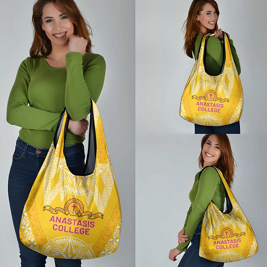 Anastasis College Grocery Bag Tonga Ngatu Pattern LT05 - Polynesian Pride