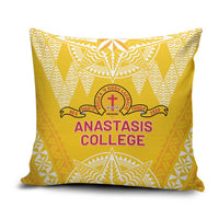Anastasis College Pillow Cover Tonga Ngatu Pattern - Polynesian Pride