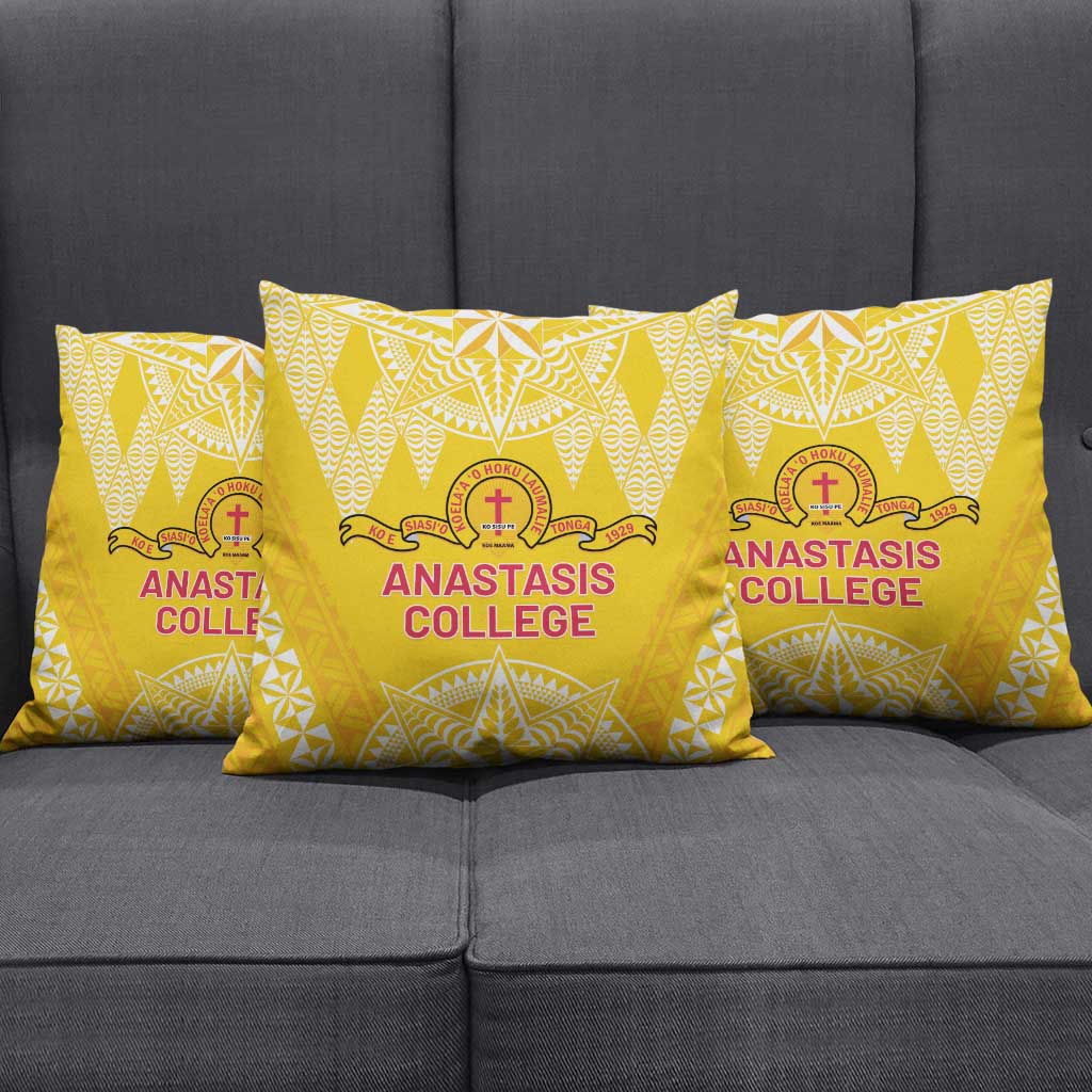 Anastasis College Pillow Cover Tonga Ngatu Pattern - Polynesian Pride