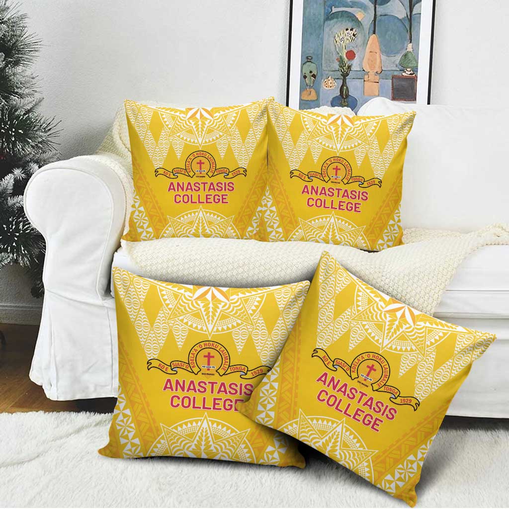 Anastasis College Pillow Cover Tonga Ngatu Pattern - Polynesian Pride