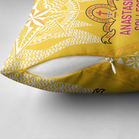 Anastasis College Pillow Cover Tonga Ngatu Pattern - Polynesian Pride