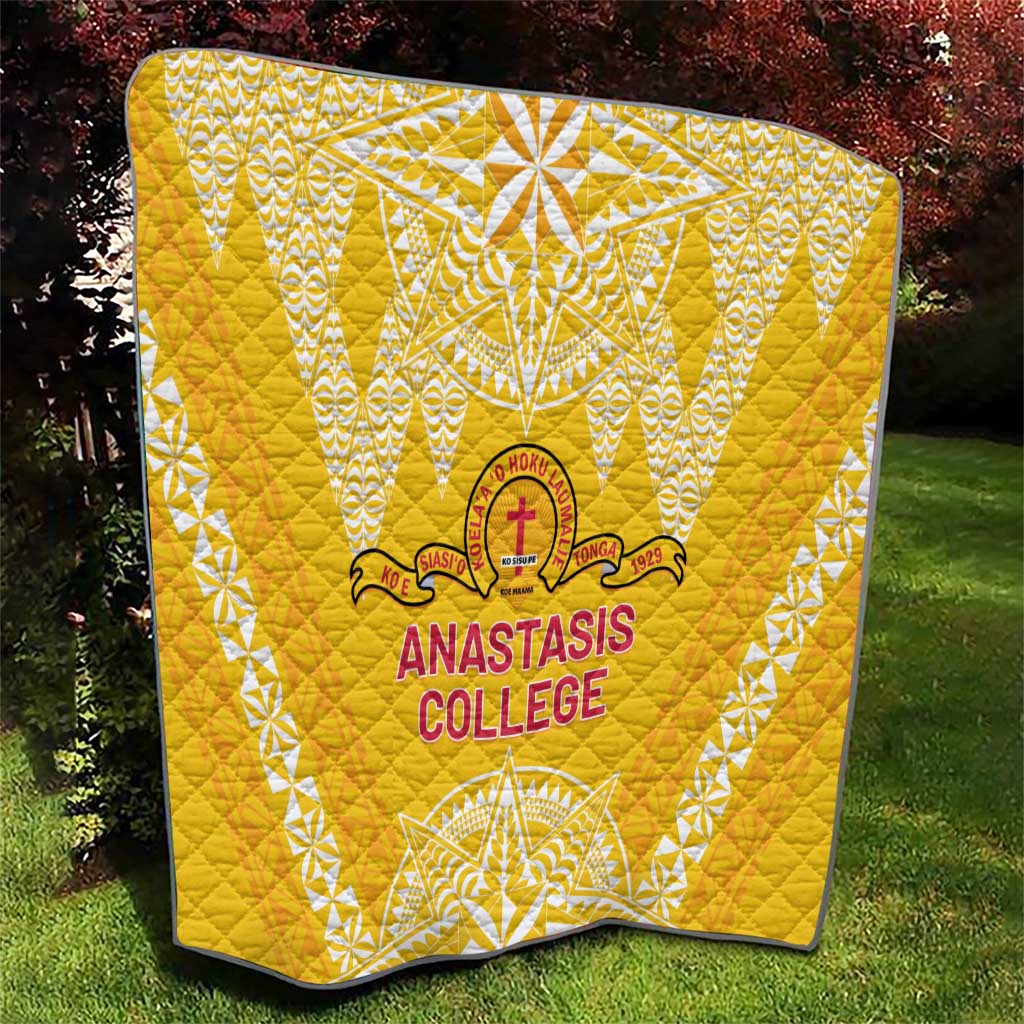 Anastasis College Quilt Tonga Ngatu Pattern - Polynesian Pride