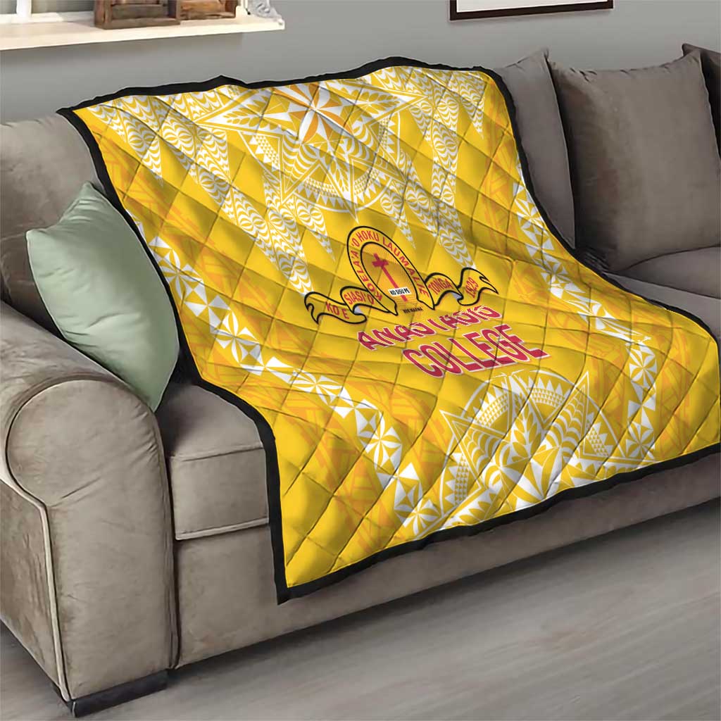 Anastasis College Quilt Tonga Ngatu Pattern - Polynesian Pride