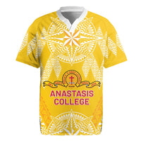 Personalised Anastasis College Rugby Jersey Tonga Ngatu Pattern - Polynesian Pride