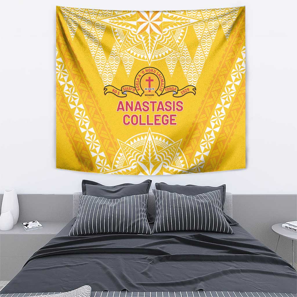 Anastasis College Tapestry Tonga Ngatu Pattern - Polynesian Pride