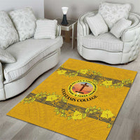 Tonga Anastasis College Area Rug Tongan Ngatu Kupesi Pattern - Polynesian Pride