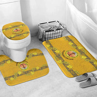 Tonga Anastasis College Bathroom Set Tongan Ngatu Kupesi Pattern - Polynesian Pride