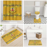 Tonga Anastasis College Bathroom Set Tongan Ngatu Kupesi Pattern - Polynesian Pride