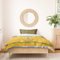 Tonga Anastasis College Bedding Set Tongan Ngatu Kupesi Pattern - Polynesian Pride