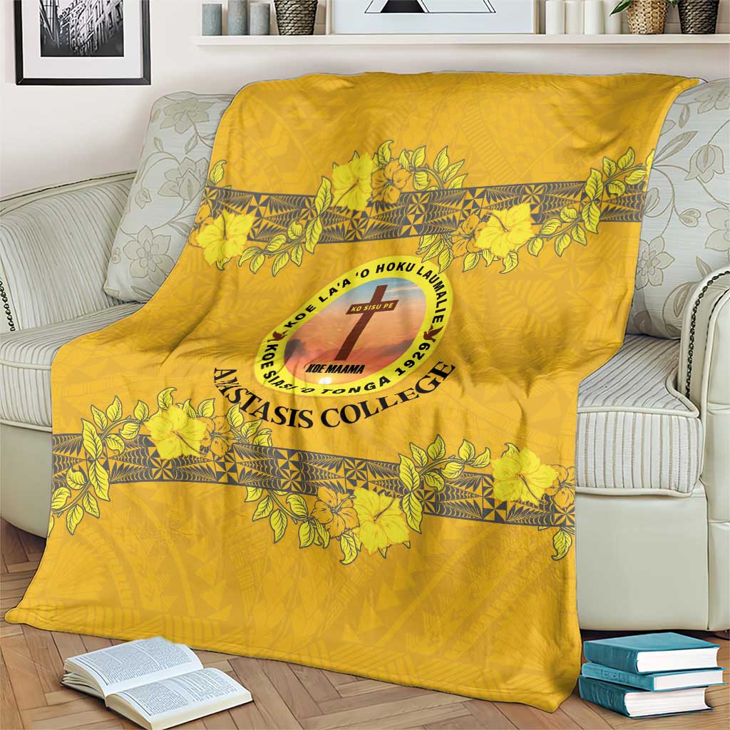 Tonga Anastasis College Blanket Tongan Ngatu Kupesi Pattern - Polynesian Pride