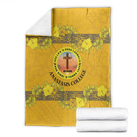 Tonga Anastasis College Blanket Tongan Ngatu Kupesi Pattern - Polynesian Pride