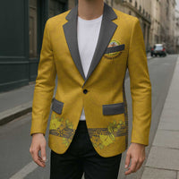 Tonga Anastasis College Blazer Tongan Ngatu Kupesi Pattern - Polynesian Pride