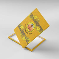 Tonga Anastasis College Canvas Wall Art Tongan Ngatu Kupesi Pattern - Polynesian Pride