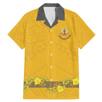 Tonga Anastasis College Family Matching Mermaid Dress and Hawaiian Shirt Tongan Ngatu Kupesi Pattern - Polynesian Pride