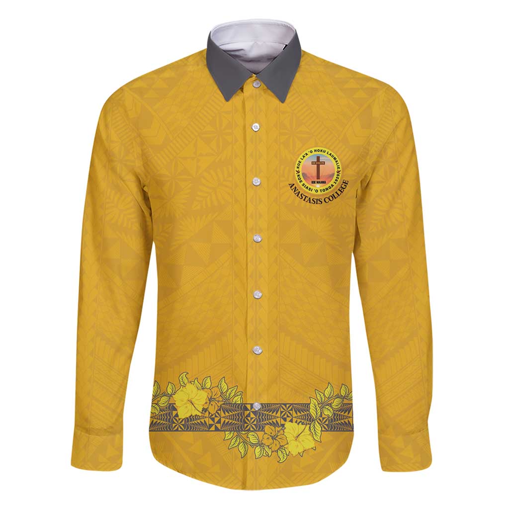 Tonga Anastasis College Family Matching Mermaid Dress and Hawaiian Shirt Tongan Ngatu Kupesi Pattern - Polynesian Pride