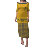 Tonga Anastasis College Family Matching Puletasi and Hawaiian Shirt Tongan Ngatu Kupesi Pattern - Polynesian Pride