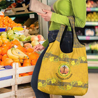 Tonga Anastasis College Grocery Bag Tongan Ngatu Kupesi Pattern - Polynesian Pride