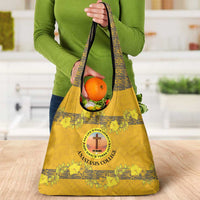 Tonga Anastasis College Grocery Bag Tongan Ngatu Kupesi Pattern - Polynesian Pride