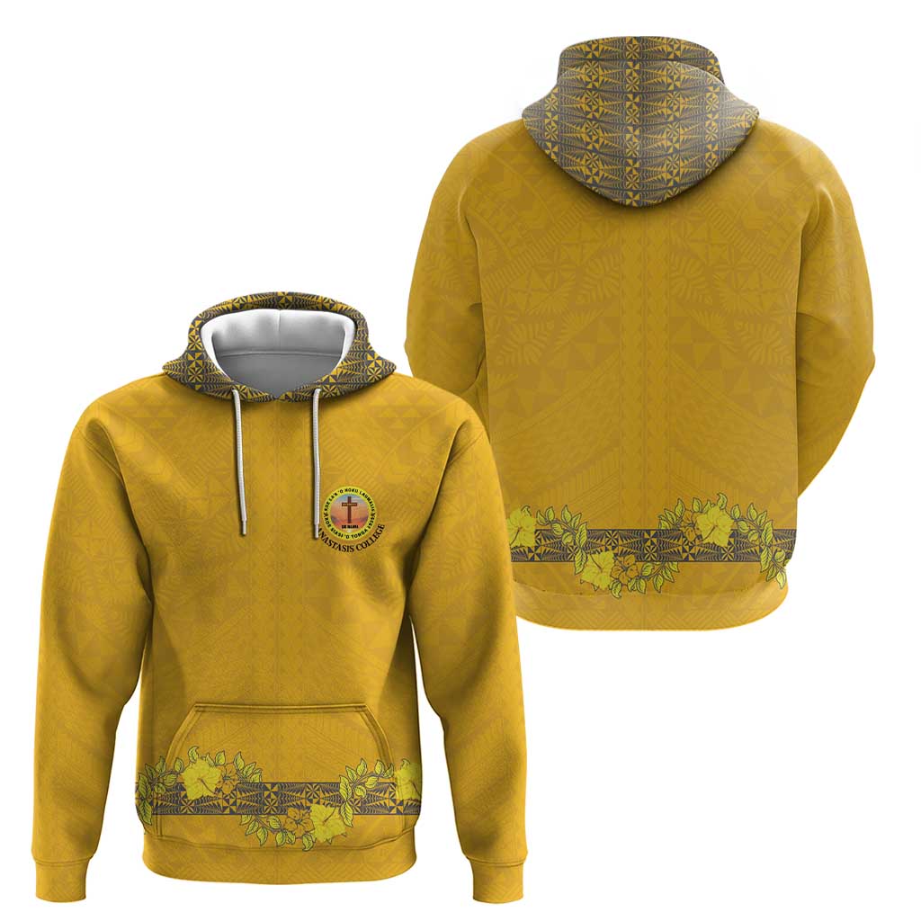 Tonga Anastasis College Hoodie Tongan Ngatu Kupesi Pattern LT05 - Polynesian Pride