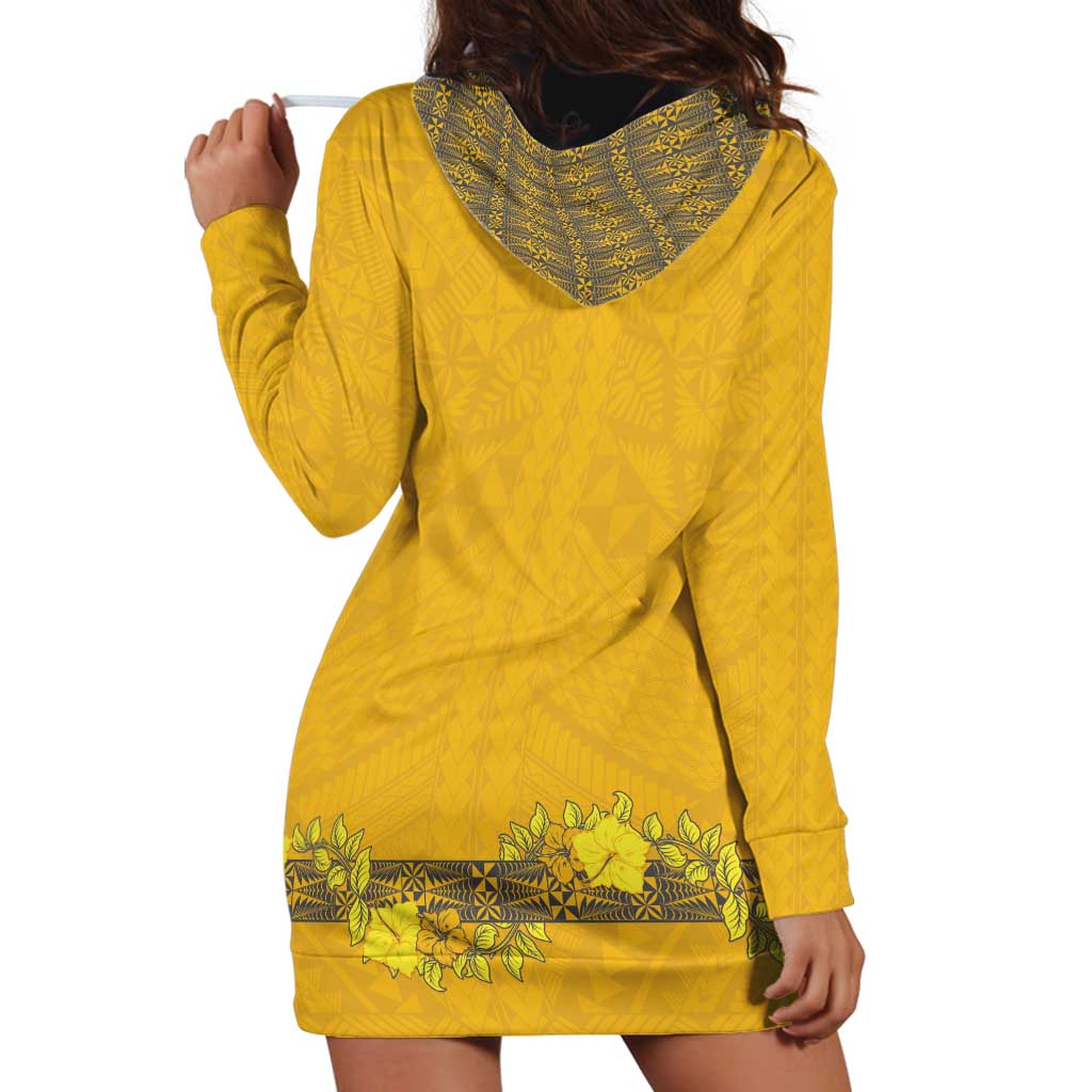 Tonga Anastasis College Hoodie Dress Tongan Ngatu Kupesi Pattern - Polynesian Pride