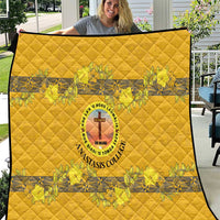 Tonga Anastasis College Quilt Tongan Ngatu Kupesi Pattern - Polynesian Pride