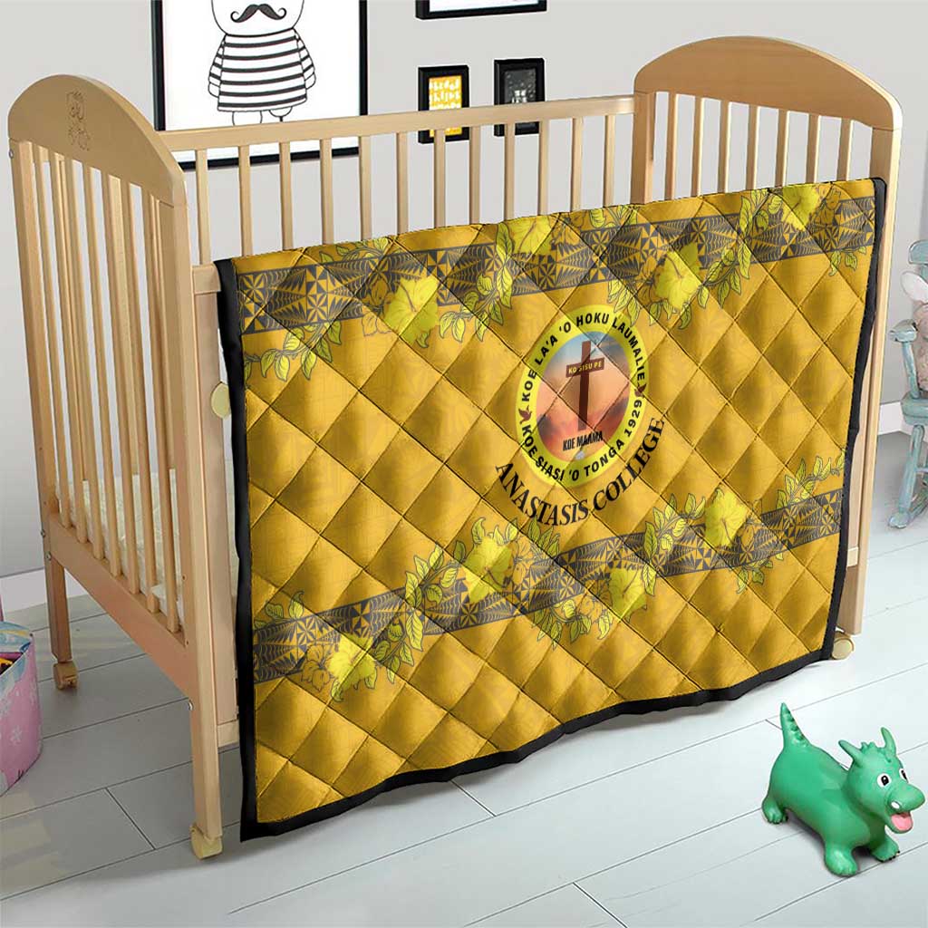 Tonga Anastasis College Quilt Tongan Ngatu Kupesi Pattern - Polynesian Pride