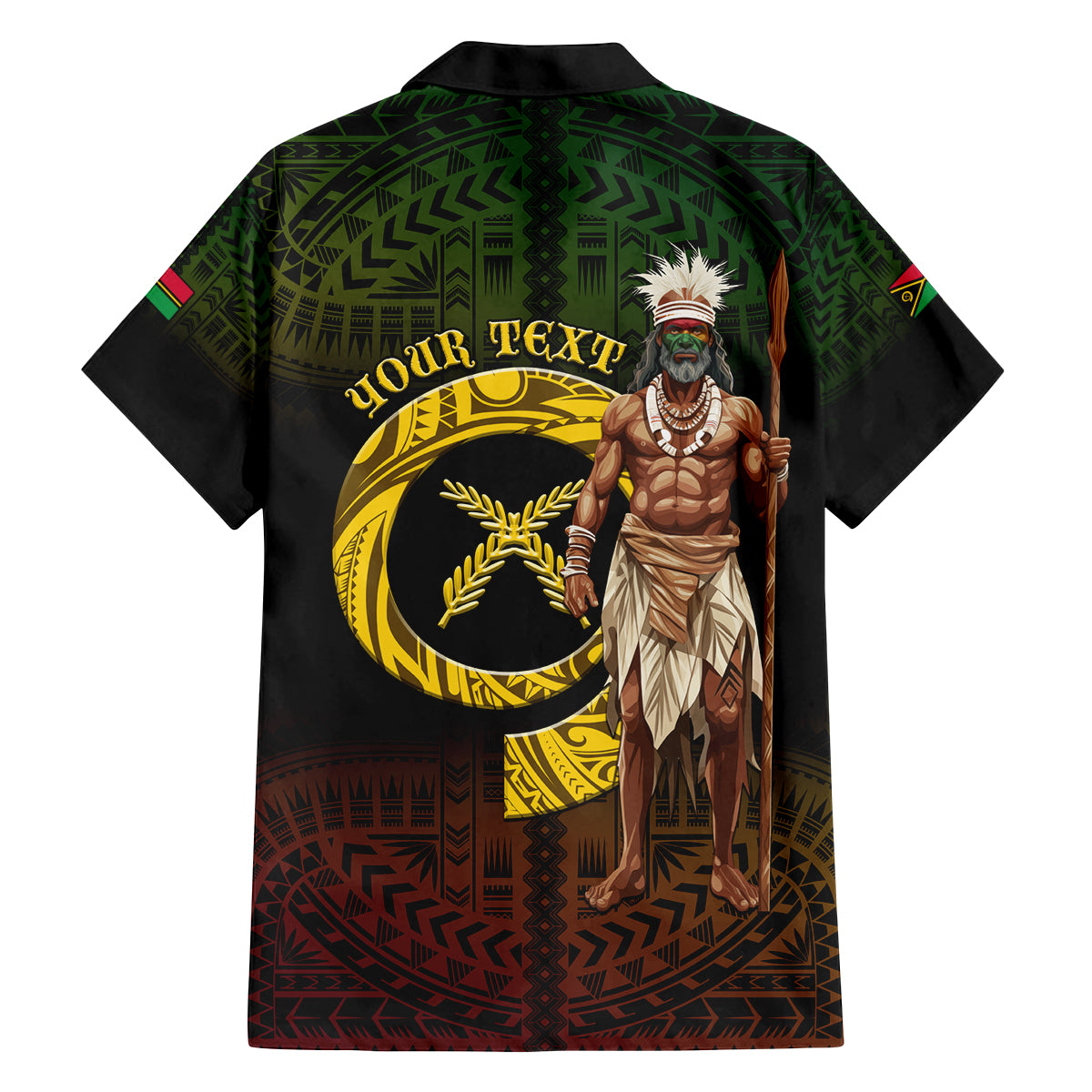 Personalised Vanuatu Custom Chiefs Day Family Matching Long Sleeve Bodycon Dress and Hawaiian Shirt Pig Tusk Simple Style LT05 - Polynesian Pride
