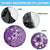 Cook Islands Spare Tire Cover Purple Hibiscus And Stars