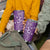 Cook Islands Tumbler Cup Purple Hibiscus And Stars