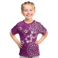 Cook Islands Kid T Shirt Fandango Hibiscus And Stars