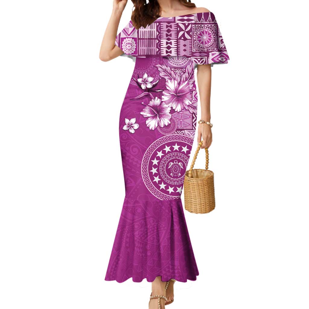 Cook Islands Mermaid Dress Fandango Hibiscus And Stars