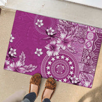 Cook Islands Rubber Doormat Fandango Hibiscus And Stars