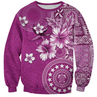 Cook Islands Sweatshirt Fandango Hibiscus And Stars