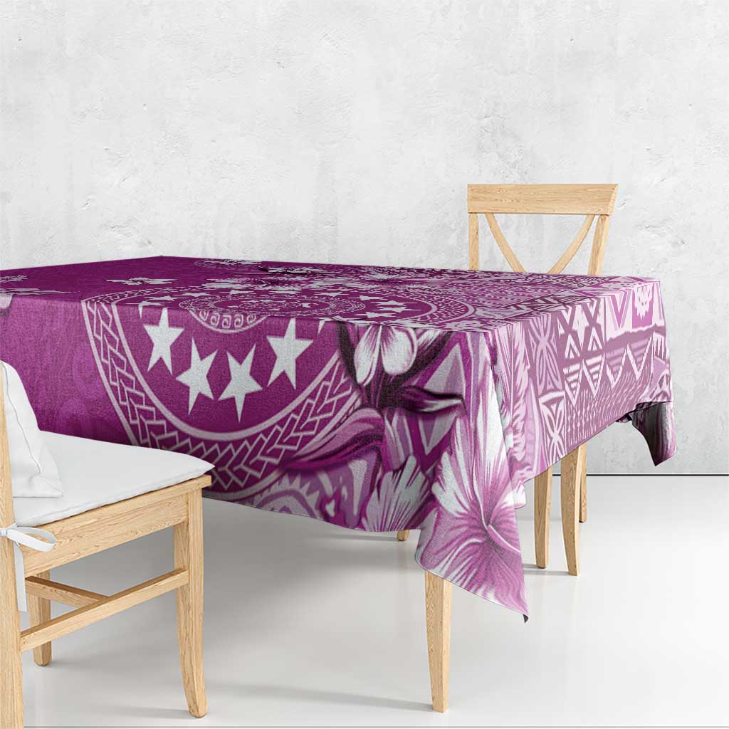 Cook Islands Tablecloth Fandango Hibiscus And Stars