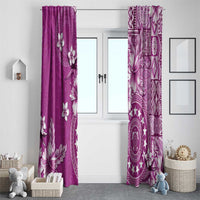 Cook Islands Window Curtain Fandango Hibiscus And Stars