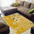 Cook Islands Area Rug Yellow Hibiscus And Stars