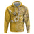 Cook Islands Hoodie Yellow Hibiscus And Stars
