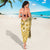 Cook Islands Sarong Yellow Hibiscus And Stars
