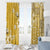 Cook Islands Window Curtain Yellow Hibiscus And Stars
