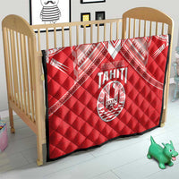 Tahiti Football Quilt Coat Of Arms Polynesian Tribal Pattern
