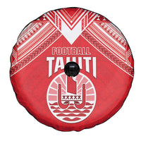 Tahiti Football Spare Tire Cover Coat Of Arms Polynesian Tribal Pattern