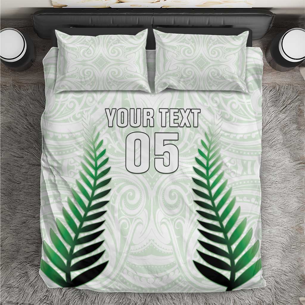 Custom New Zealand Fern Football Bedding Set Simple Style