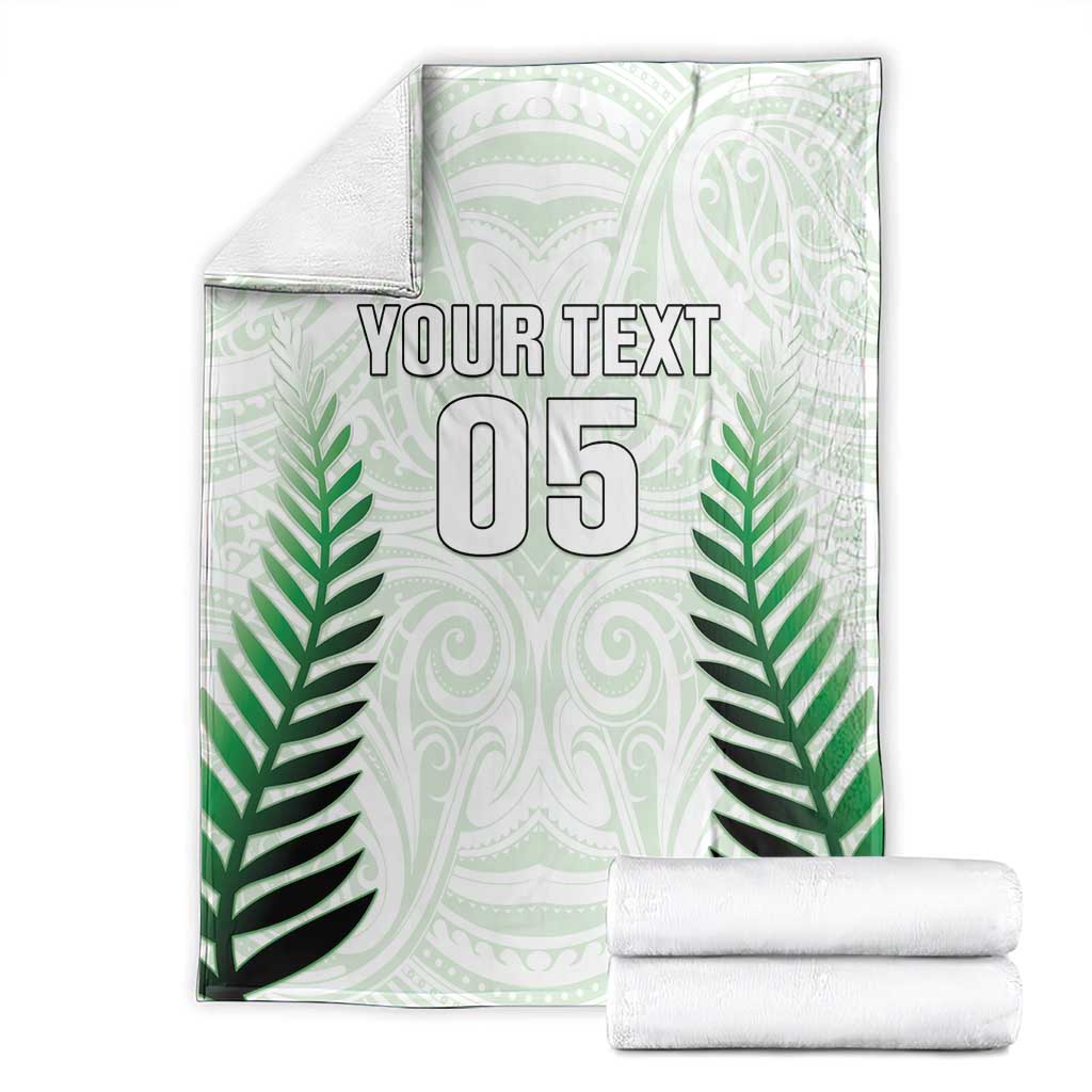 Custom New Zealand Fern Football Blanket Simple Style