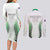 Custom New Zealand Fern Football Couples Matching Long Sleeve Bodycon Dress and Long Sleeve Button Shirt Simple Style