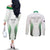 Custom New Zealand Fern Football Couples Matching Off The Shoulder Long Sleeve Dress and Long Sleeve Button Shirt Simple Style
