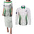 Custom New Zealand Fern Football Couples Matching Puletasi and Long Sleeve Button Shirt Simple Style
